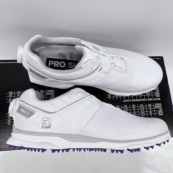 FootJoy Shoes Footjoy Pro Sl Boa Golf Shoes 9837 Waterproof White